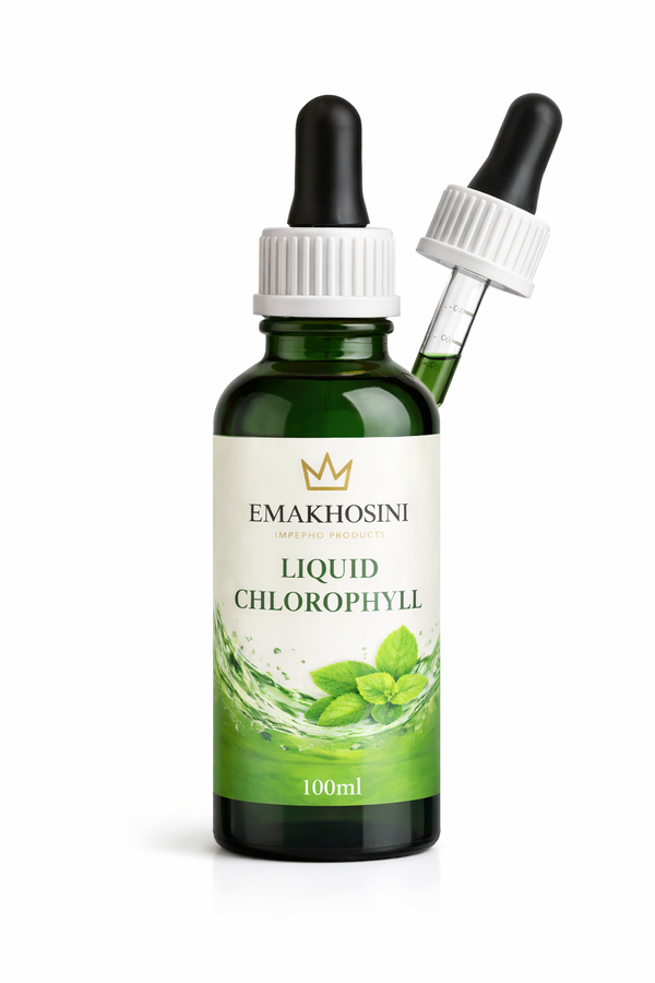Liquid Chlorophyll - 100ml with Dropper | eMakhosini Impepho Products