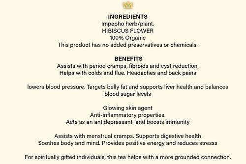 eMakhosini Impepho Tea - FOR WOMEN