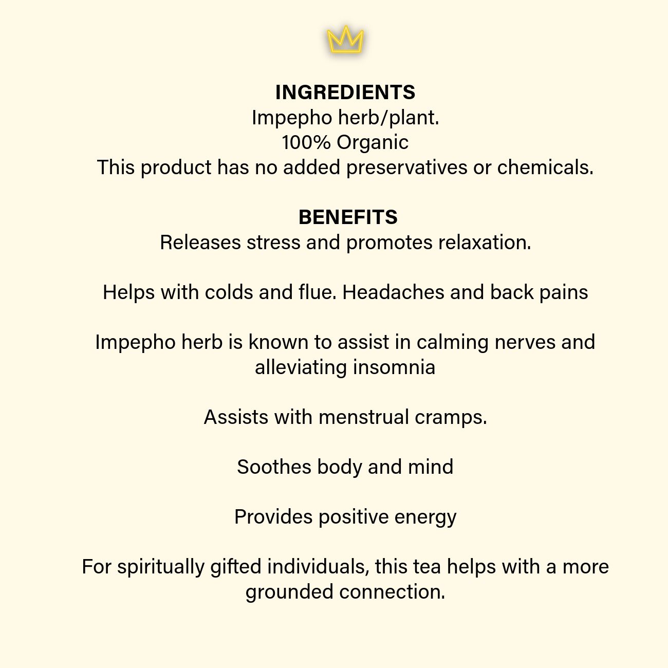 eMakhosini Impepho Tea - Original Flavour